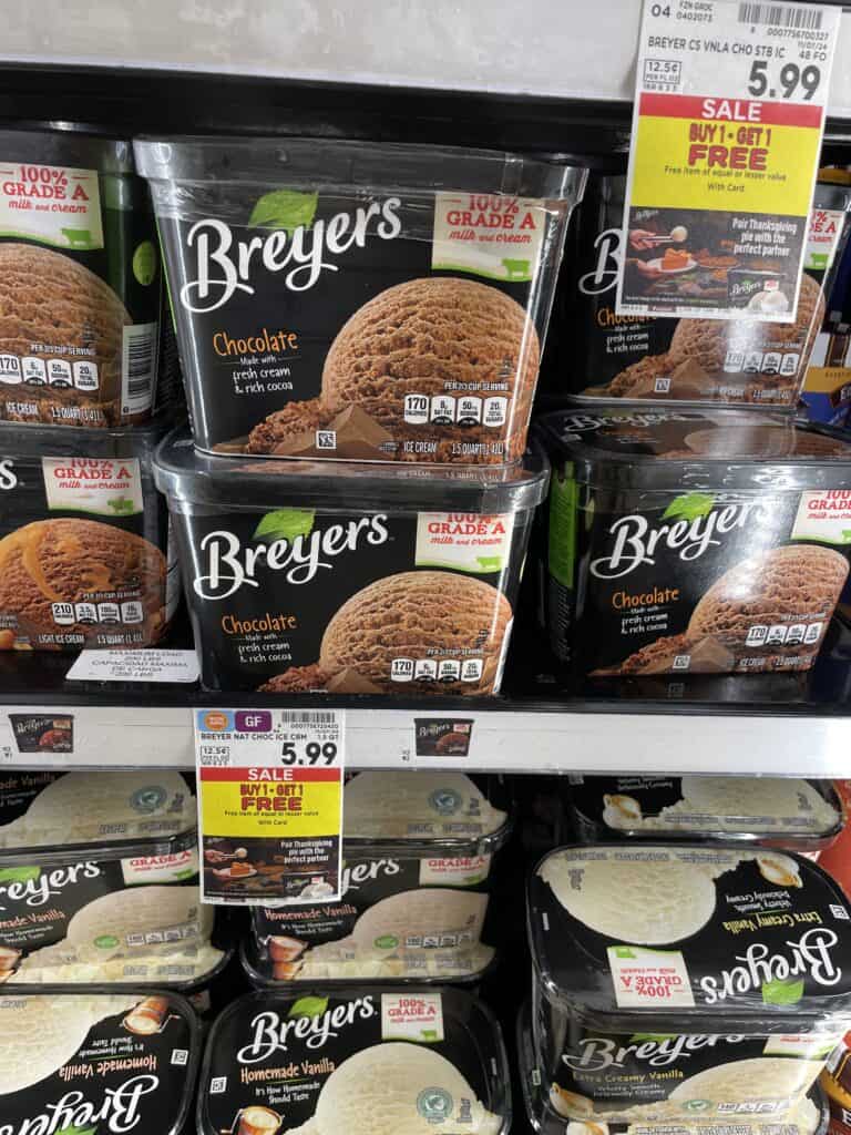 breyers ice cream kroger shelf image (1)