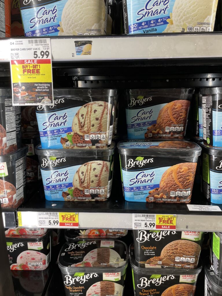 breyers ice cream kroger shelf image (1)