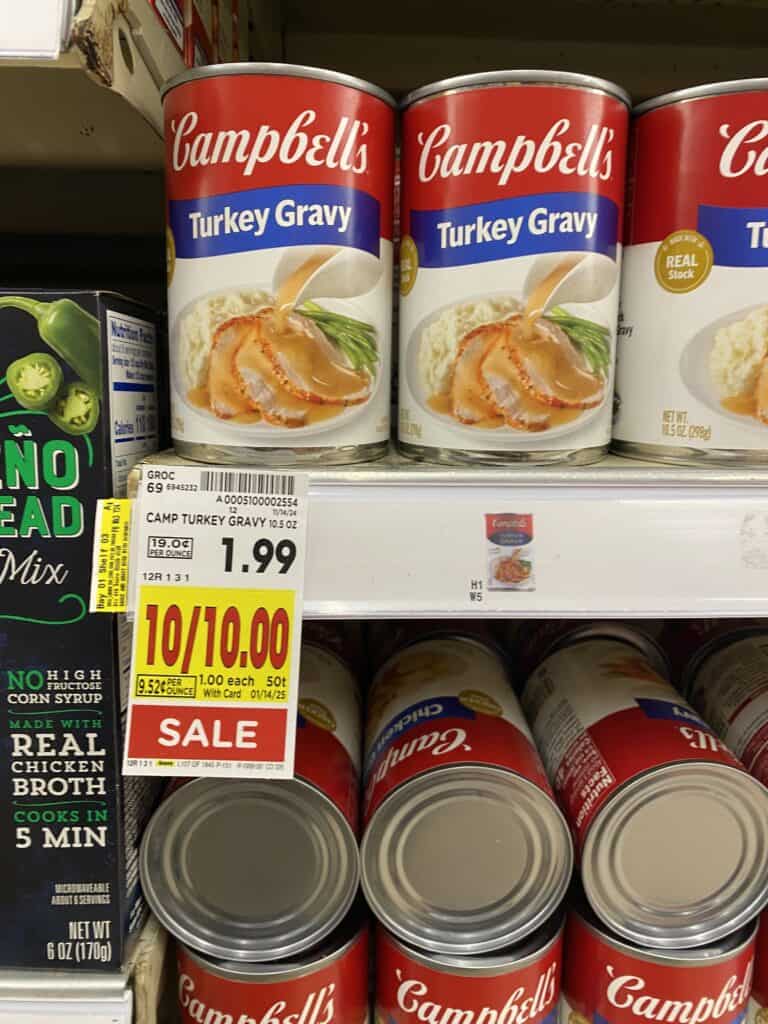 campbells gravy kroger shelf image (1)