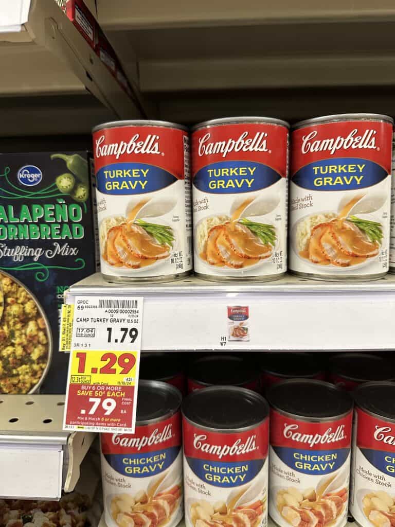 campbells gravy kroger shelf image (2)