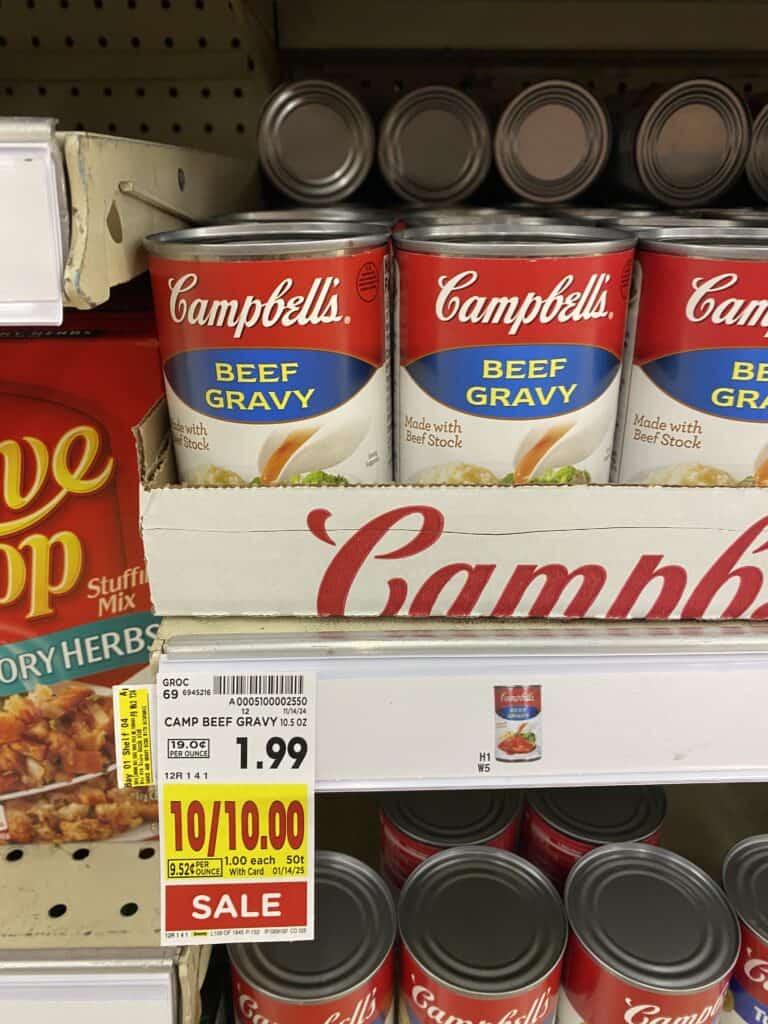 campbells gravy kroger shelf image (1)