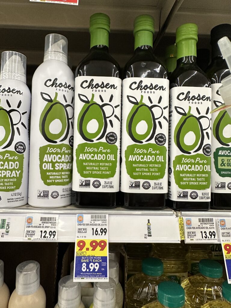 chosen oil and sprays kroger shelf image (1)