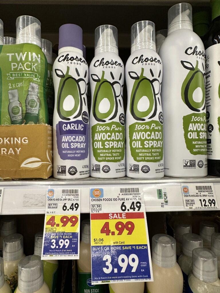 chosen oil and sprays kroger shelf image (1)