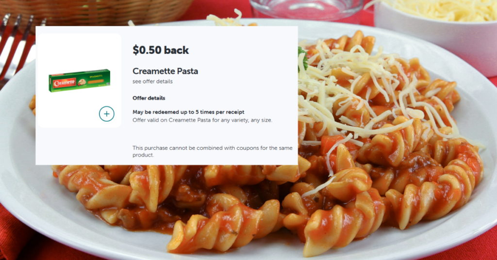 creamette pasta kroger ibotta rebate