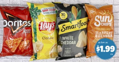 doritos, lays, sunchips and smartfood kroger krazy