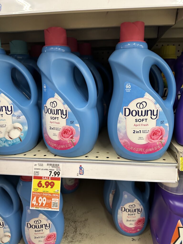 downy and bounce kroger shelf image (1)