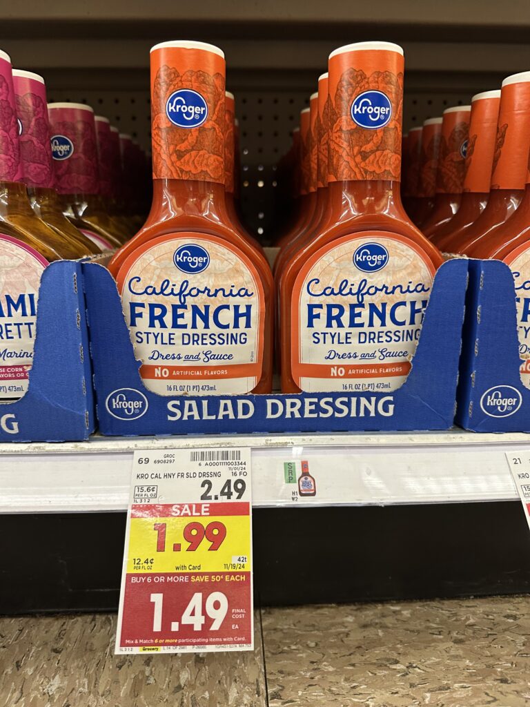 kroger salad dressing shelf image (1)