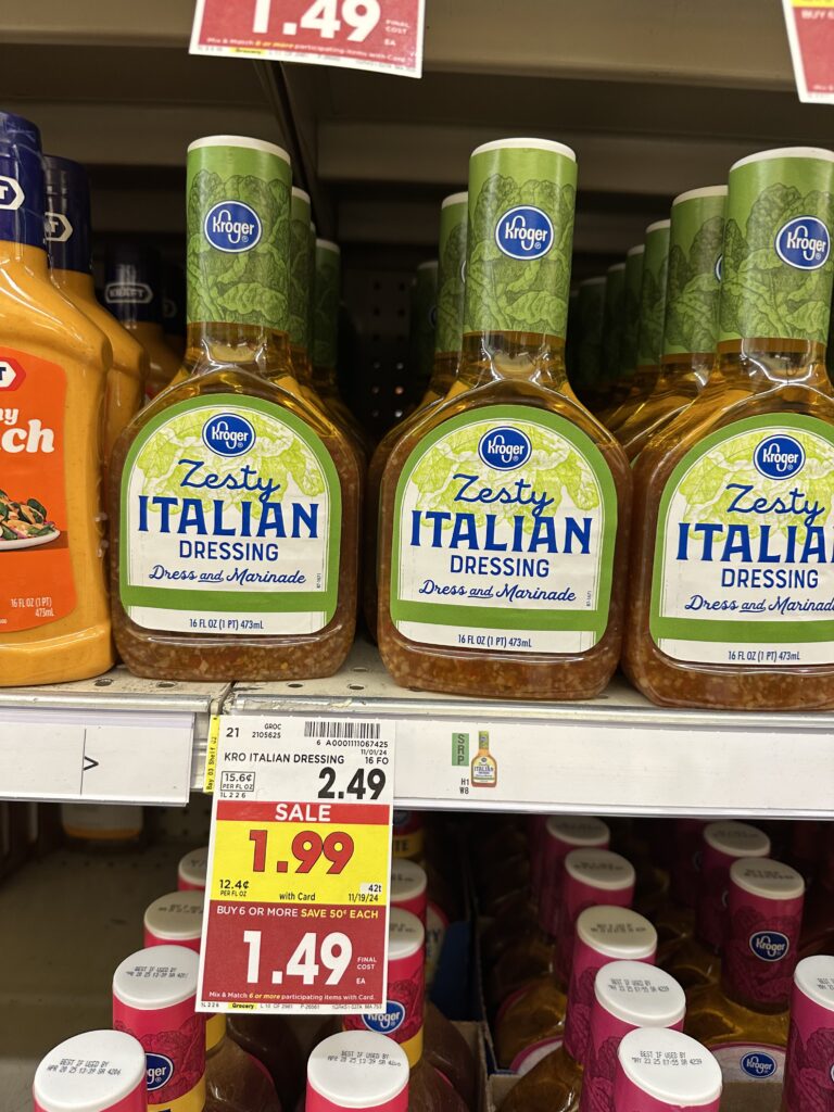 kroger salad dressing shelf image (1)