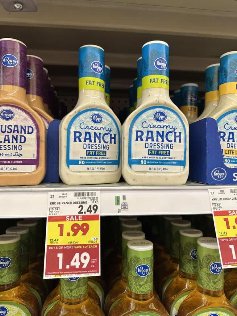 kroger salad dressing shelf image (1)