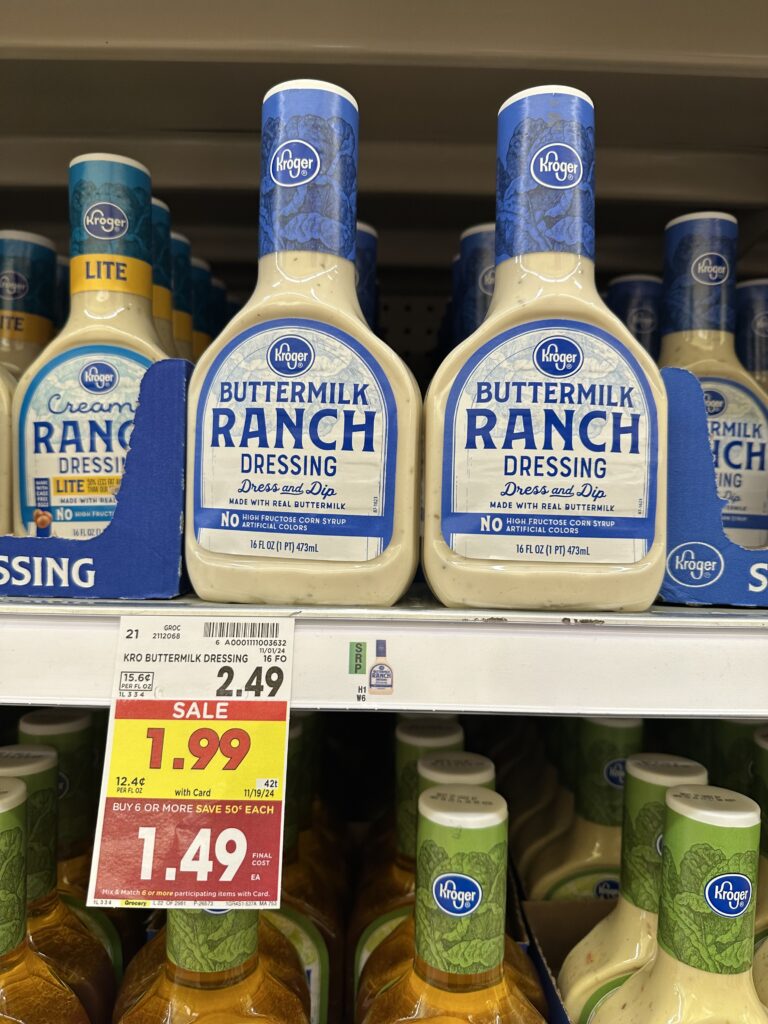 kroger salad dressing shelf image (1)