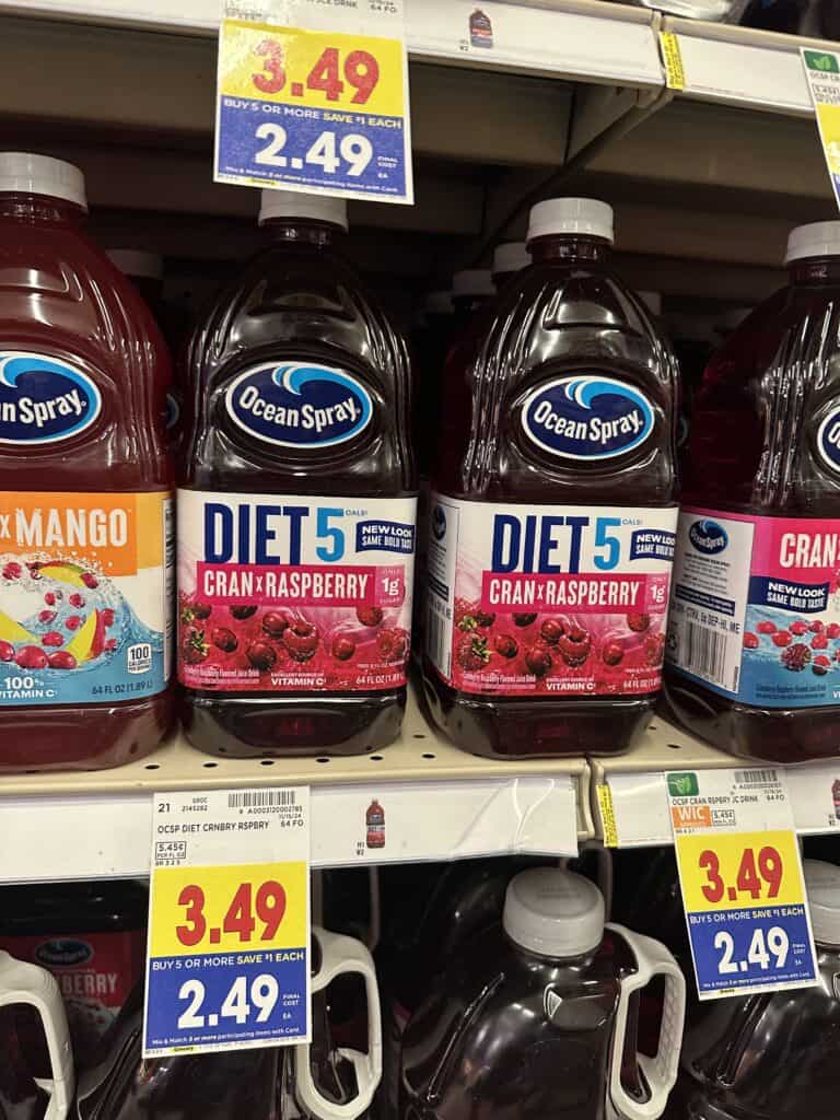 ocean spray juices kroger shelf image (1)