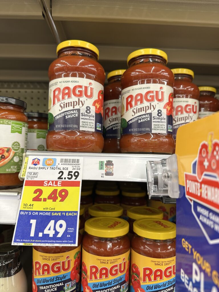 ragu pasta sauce kroger shelf image (6)