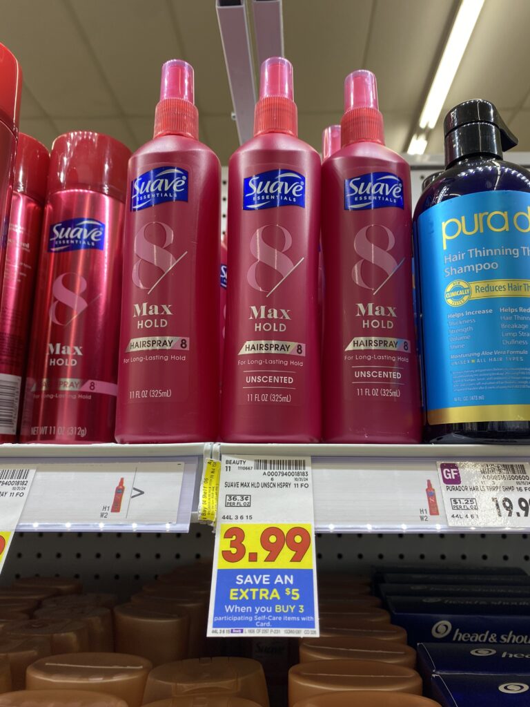 suave hair care kroger shelf image (1)