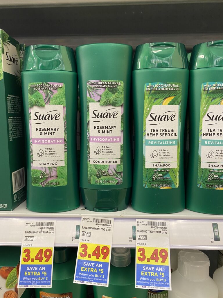 suave hair care kroger shelf image (1)