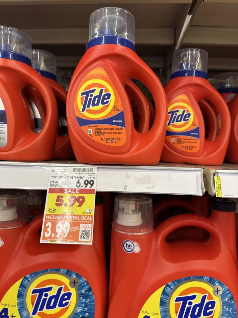 tide laundry kroger shelf image (1)