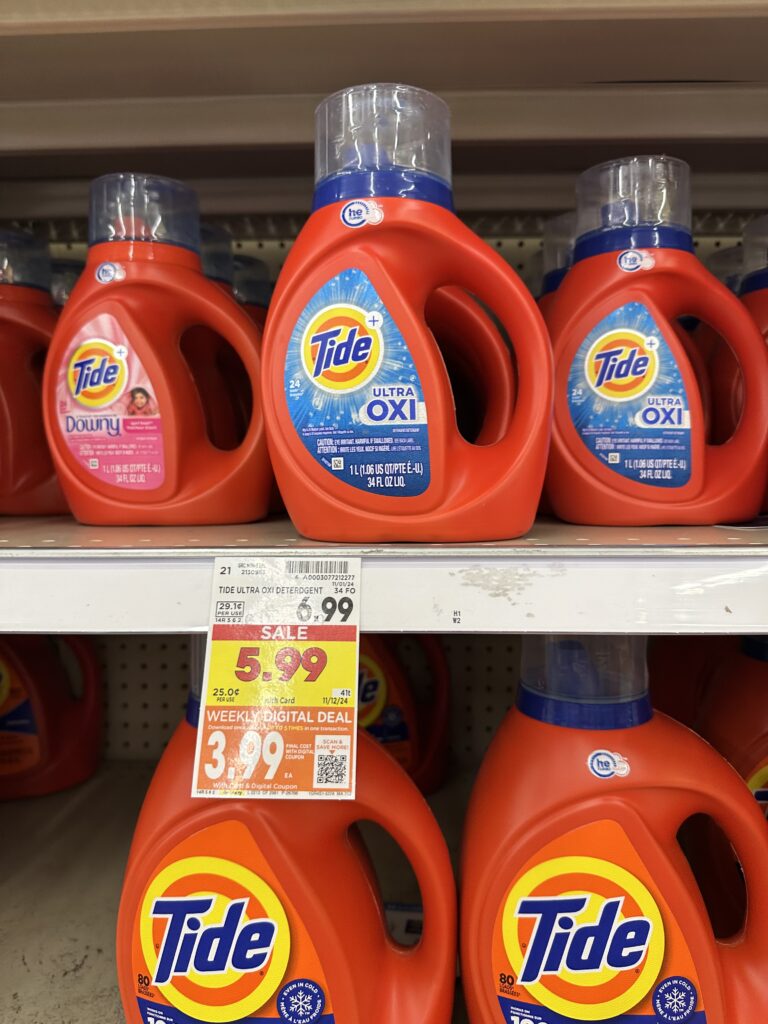 tide laundry kroger shelf image (1)