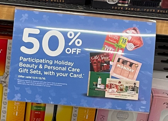 50% off sets kroger