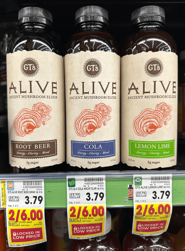 Alive Mushroom Elixrs Kroger Shelf Image