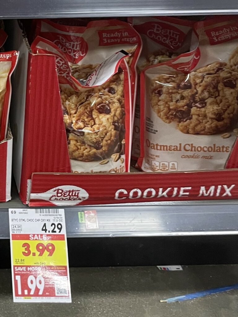 BC cookie mix kroger shelf image 2