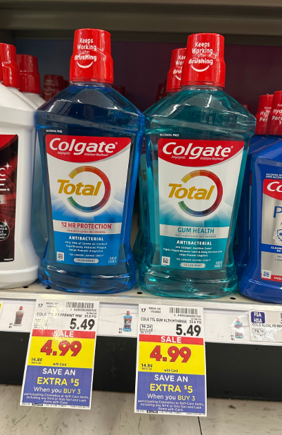 Colgate Mouthwash Kroger Shelf Image