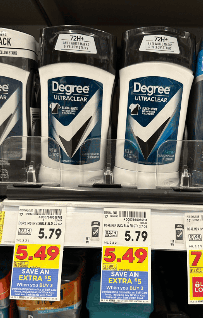 Degree Kroger Shelf Image