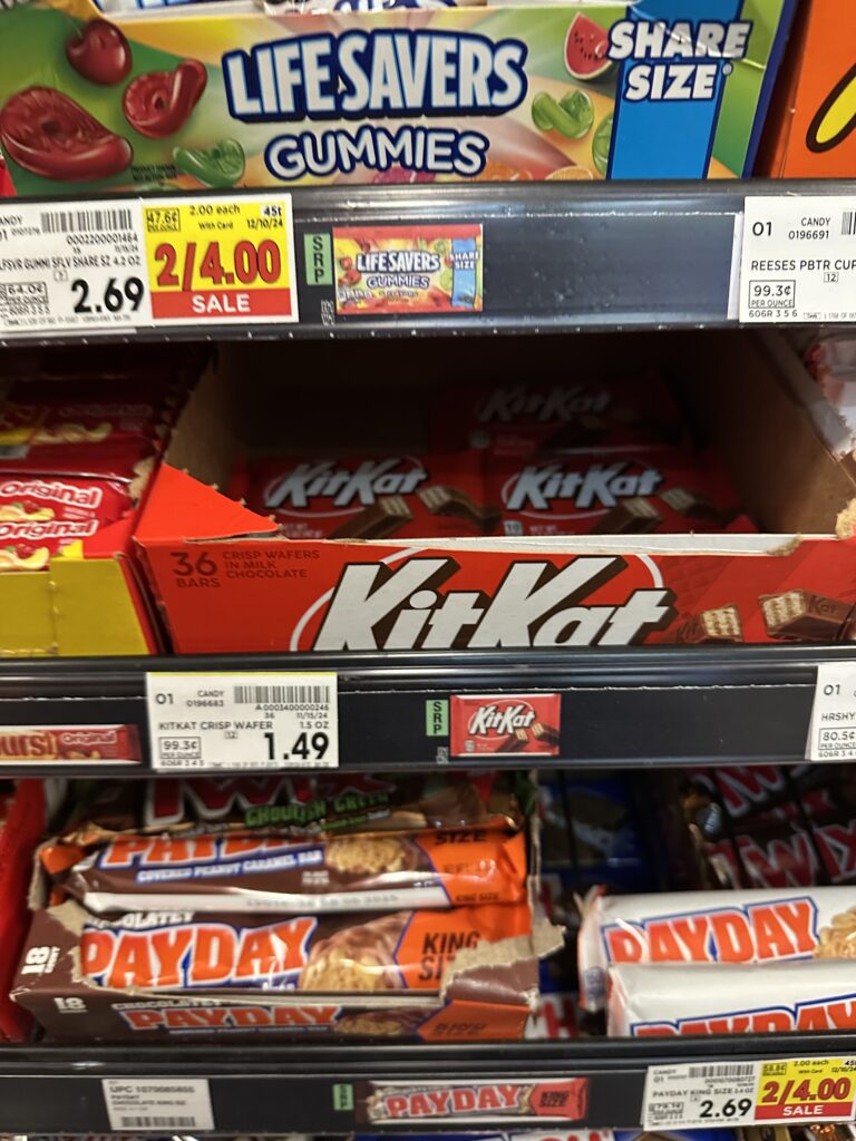 Hershey's and Mars Candy Kroger Images 