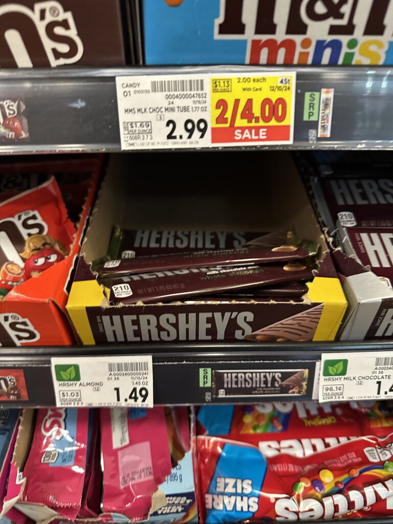 Hershey's and Mars Candy Kroger Images 