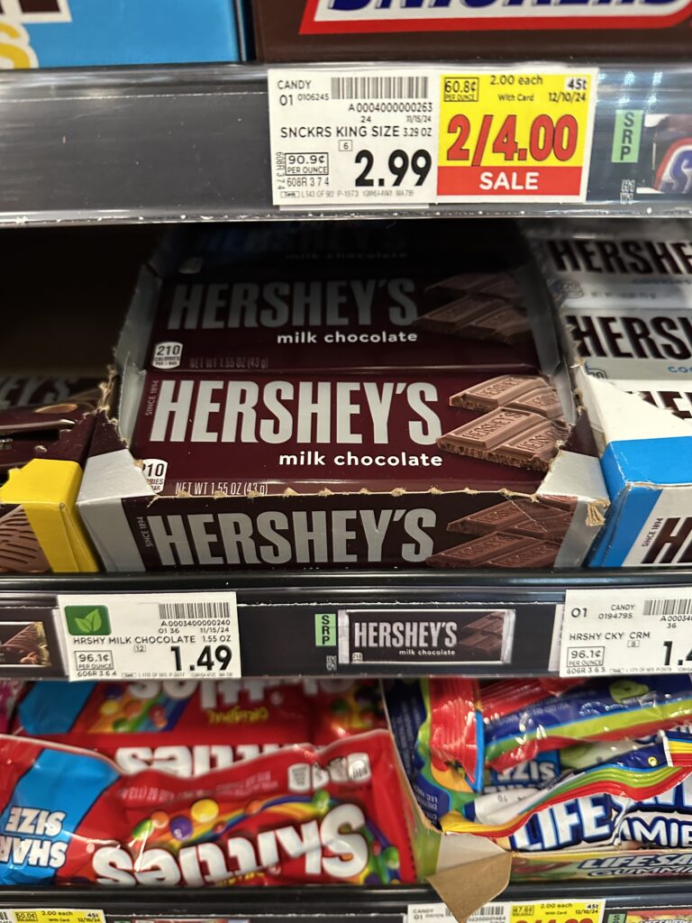 Hershey's and Mars Candy Kroger Images 