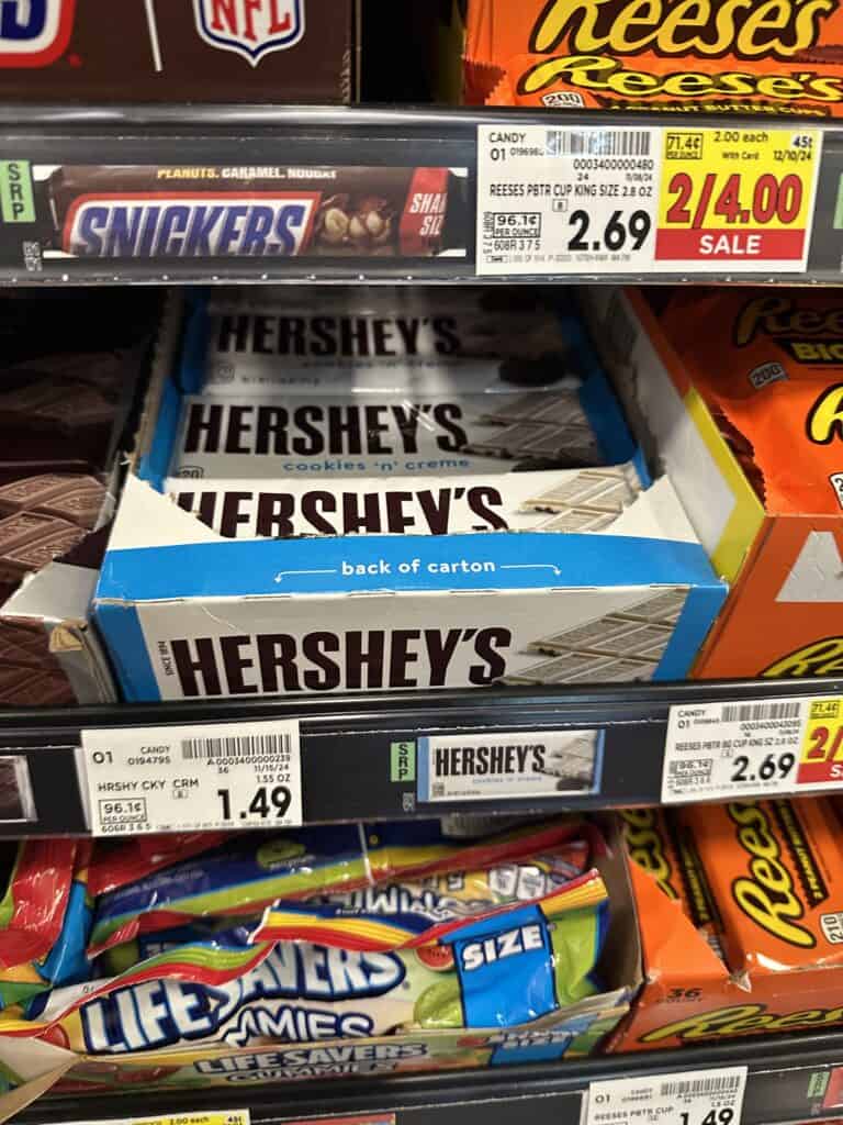 Hershey's and Mars Candy Kroger Images 