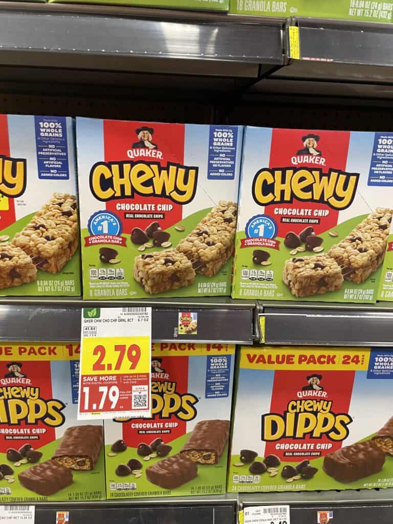 quaker chewy kroger shelf image