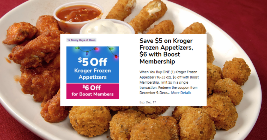 Kroger Frozen Appetizers Kroger DigitaL Couponj