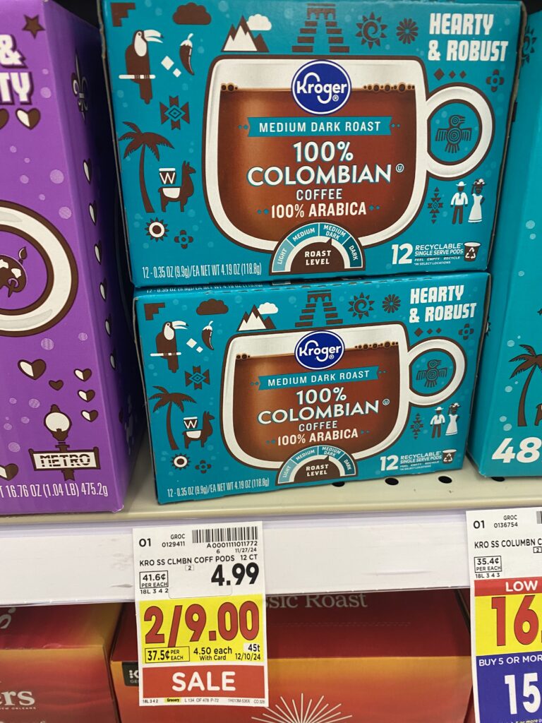 Kroger K-Cups Coffee Kroger Shelf Image 