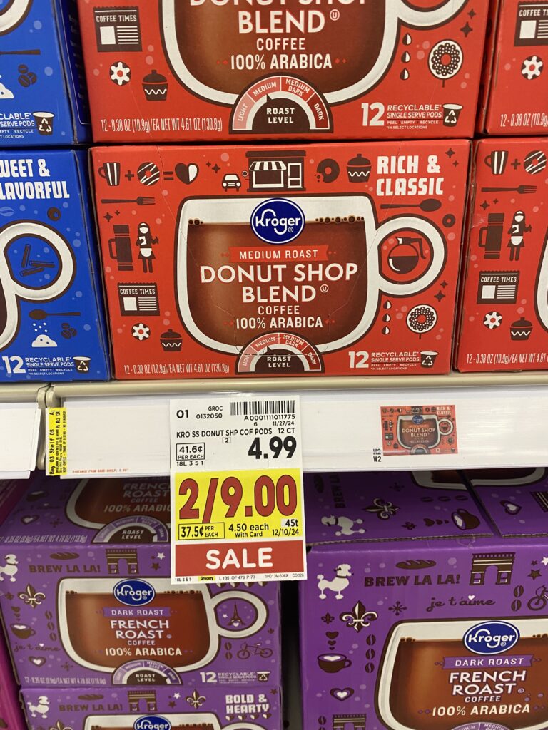 Kroger K-Cups Coffee Kroger Shelf Image 