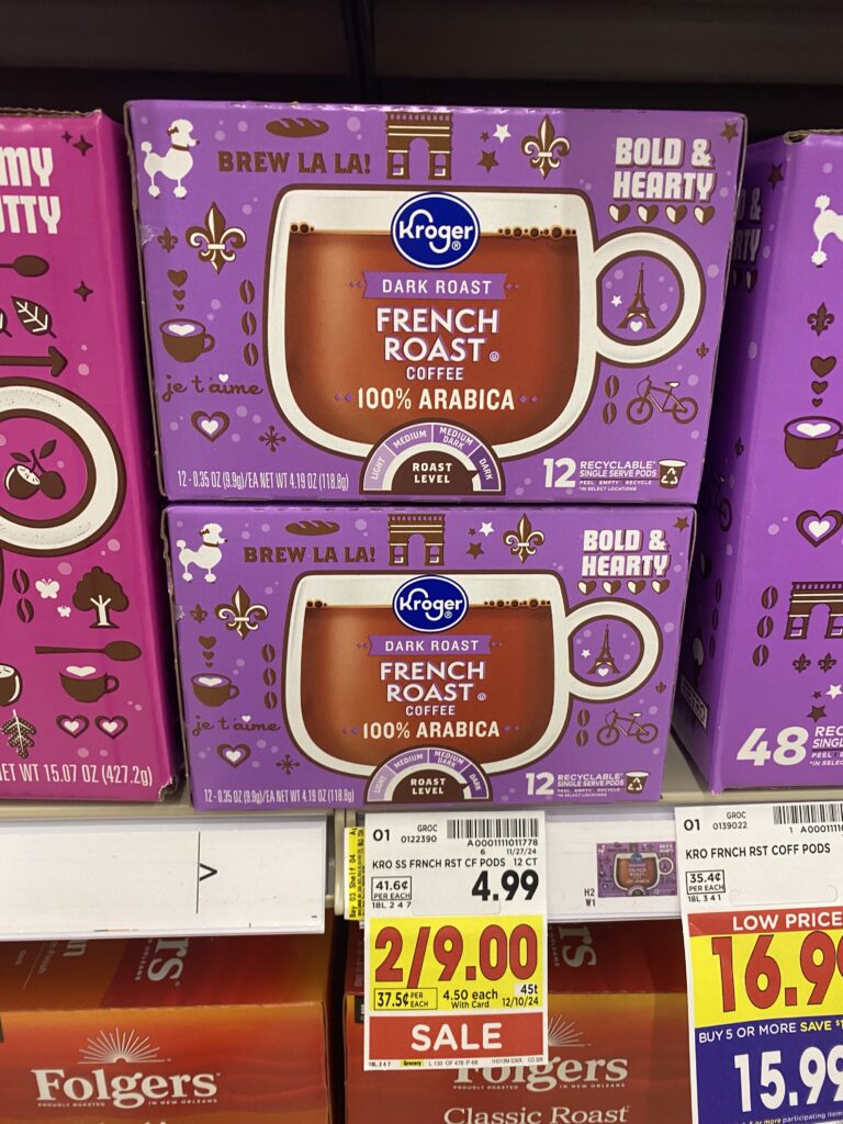 Kroger K-Cups Coffee Kroger Shelf Image 