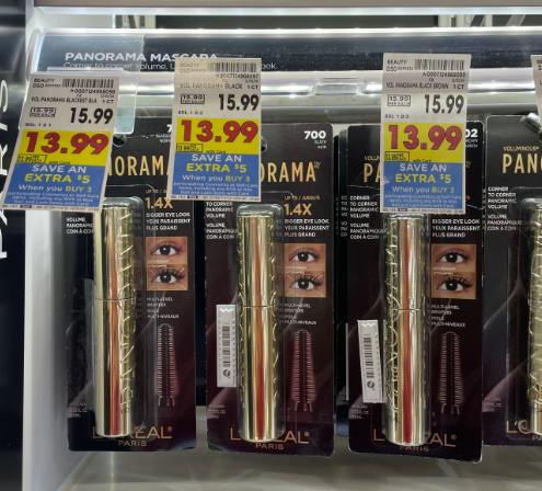 L'Oreal Paris Pamorama Mascara Kroger Shelf Image