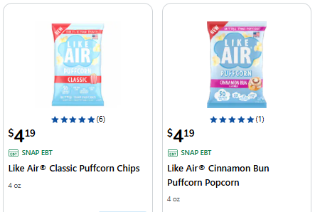 Like Air Puffs Kroger