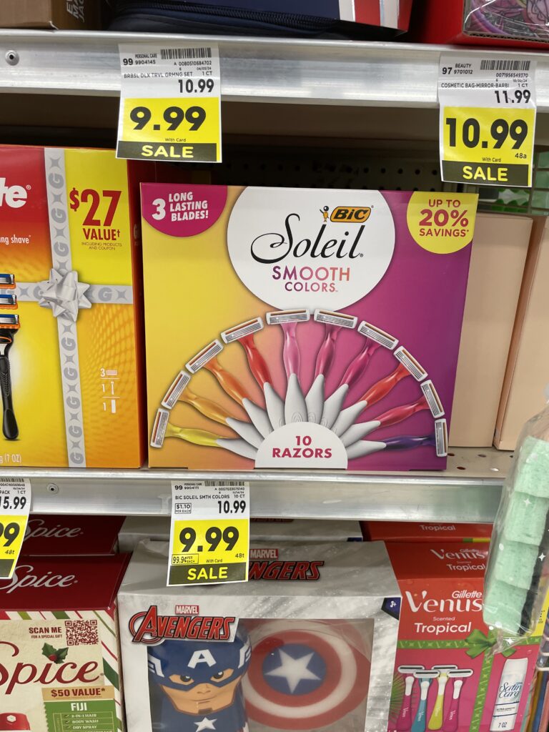 BIC Holiday Gift Set Kroger Shelf Image