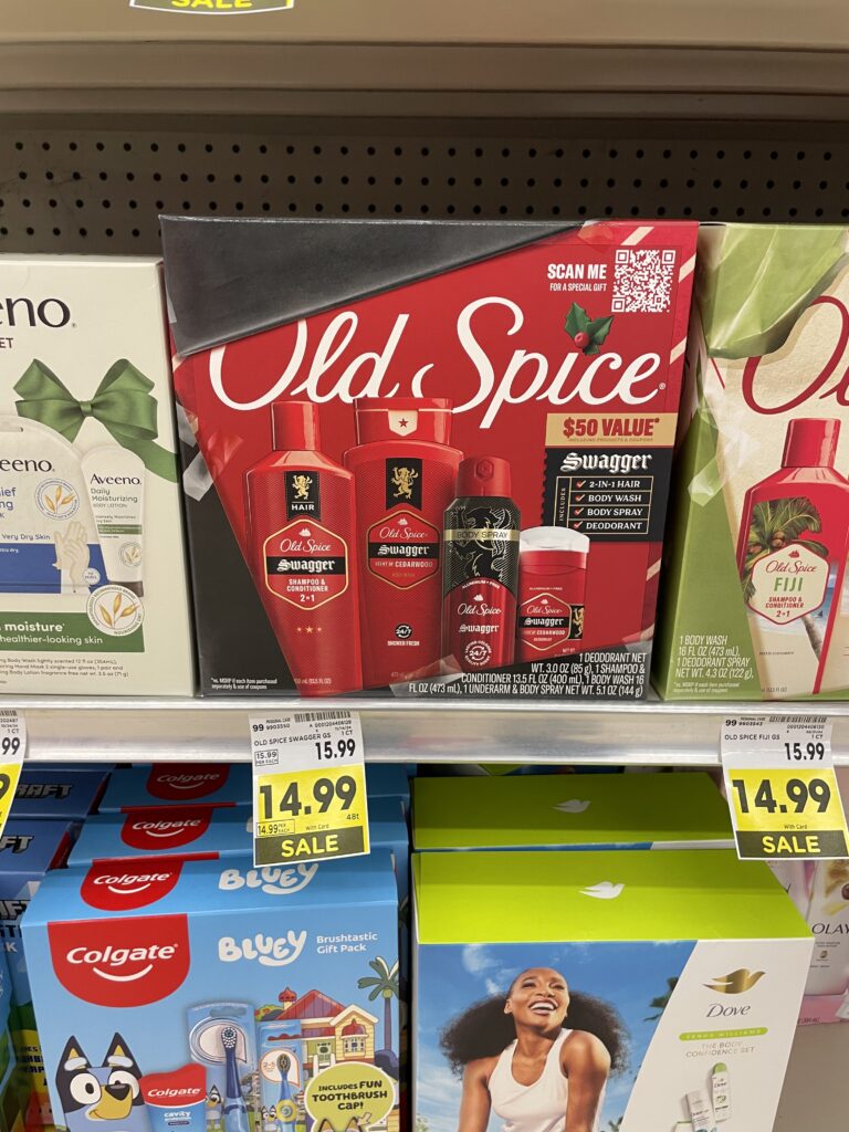 old spice holiday gift set kroger shelf image