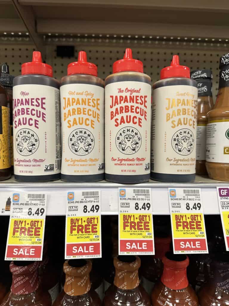 bachans sauce kroger shelf image