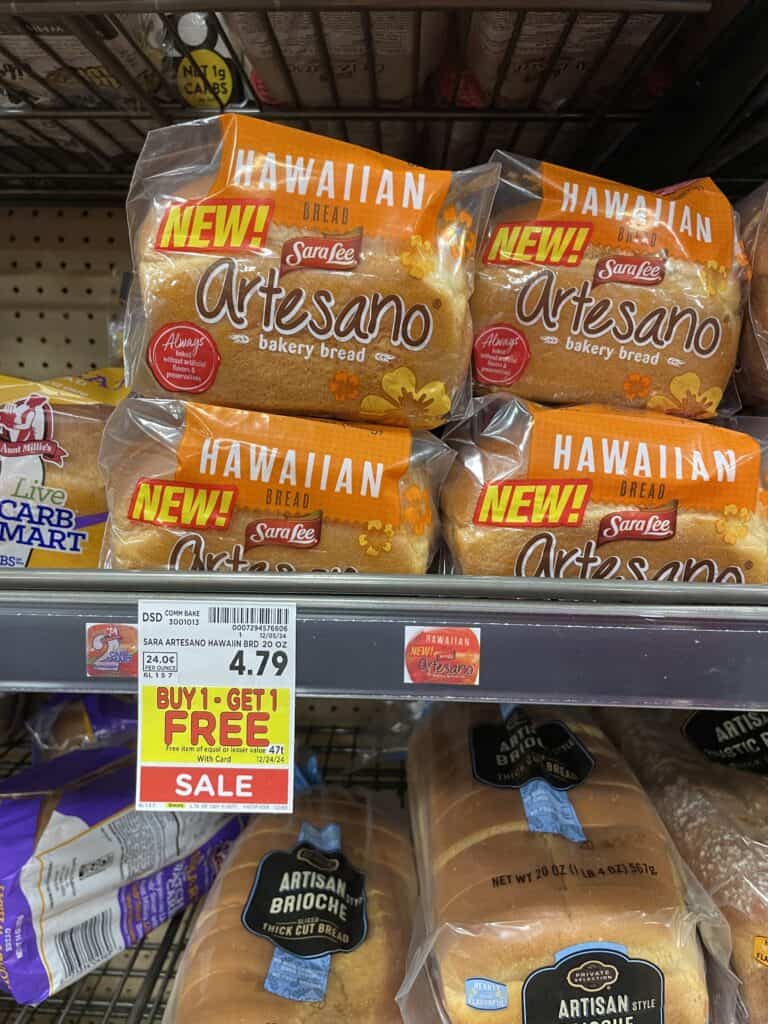 sara lee bread kroger shelf image