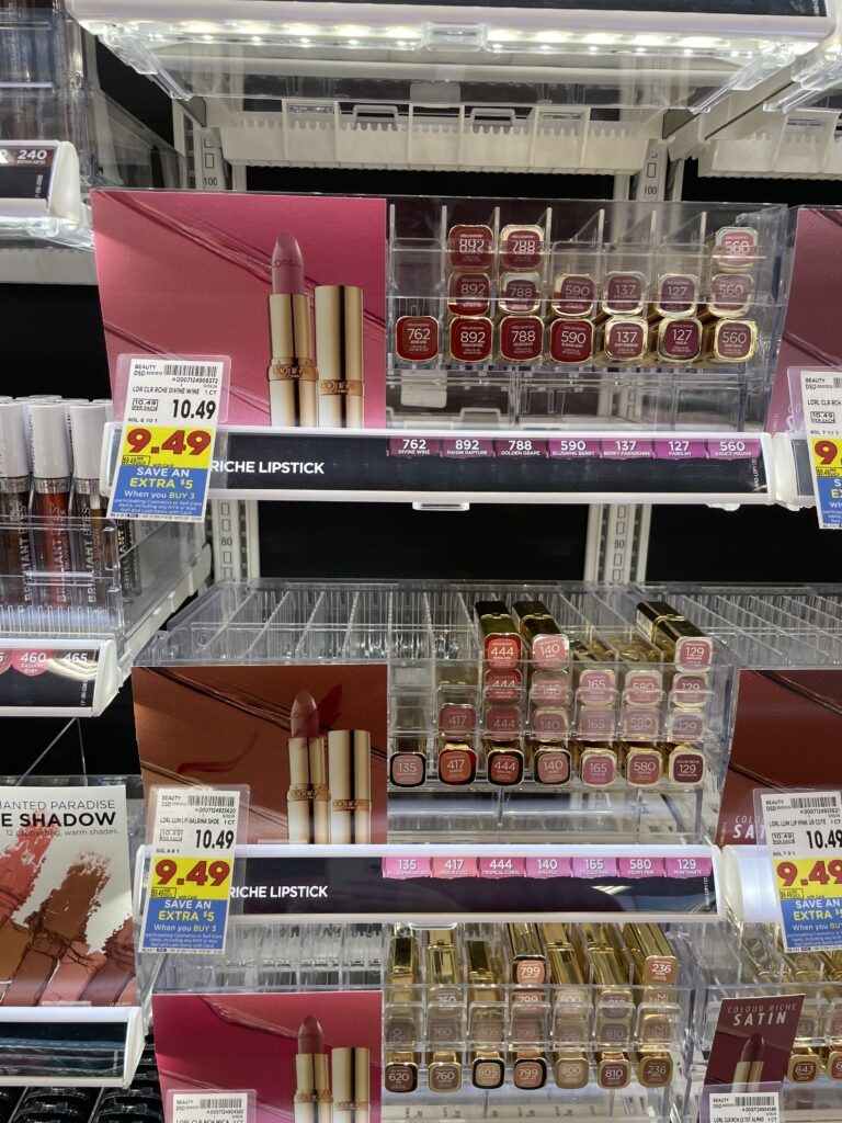 L'Oreal Paris Colour Riche Lipstick Kroger Shelf Image