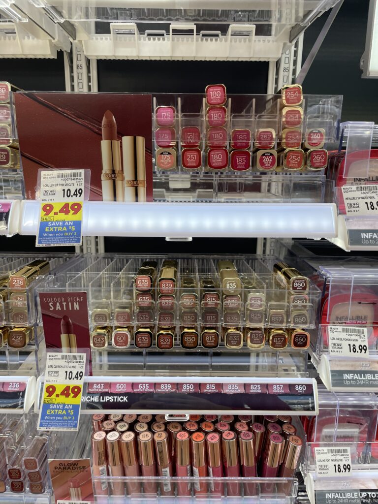 L'Oreal Paris Colour Riche Lipstick Kroger Shelf Image