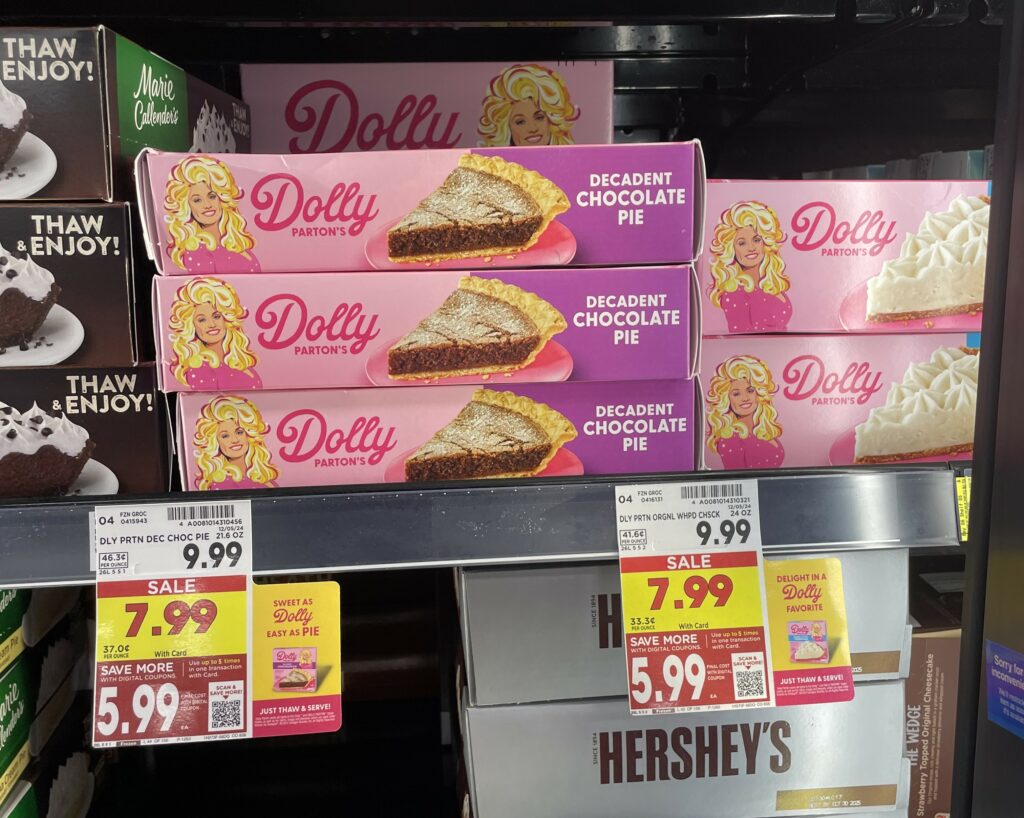 dolly parton pie kroger shelf image