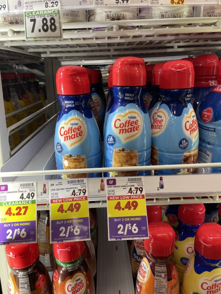 coffee mate creamer kroger shelf image