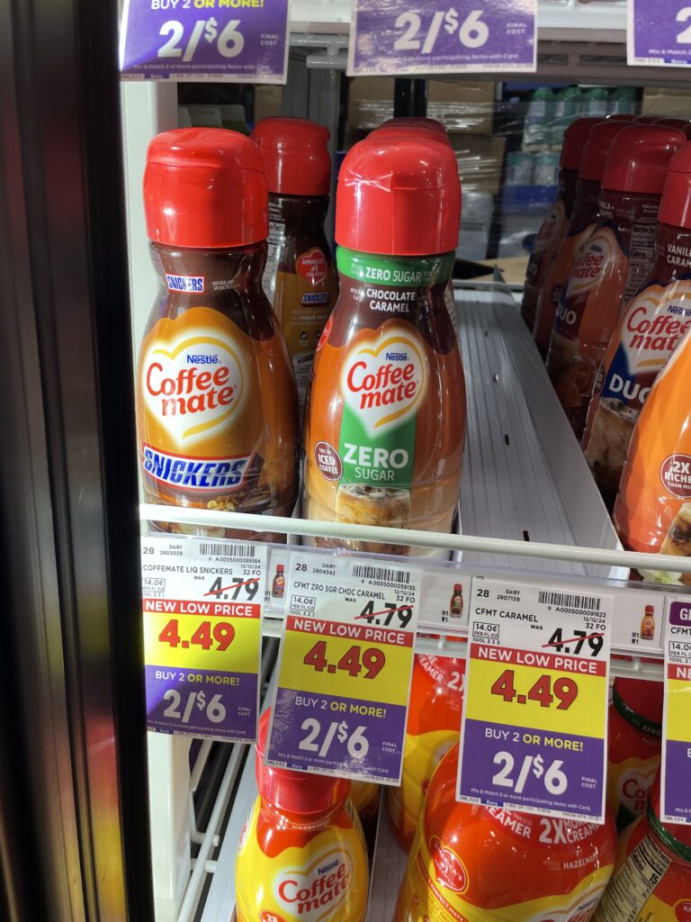 coffee mate creamer kroger shelf image