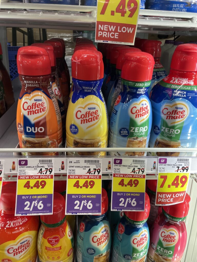 coffee mate creamer kroger shelf image