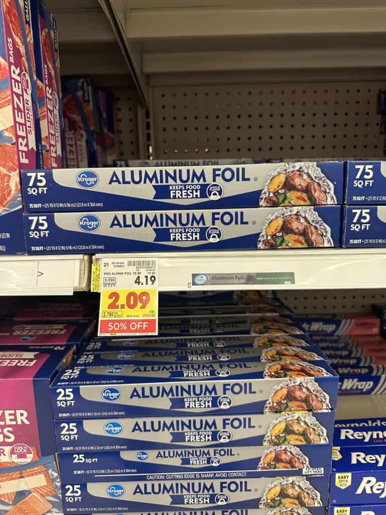 Kroger Aluminum Foil Shelf Image