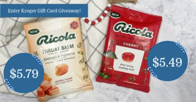 Ricola Throat Balm and Cough Drops Kroger Krazy