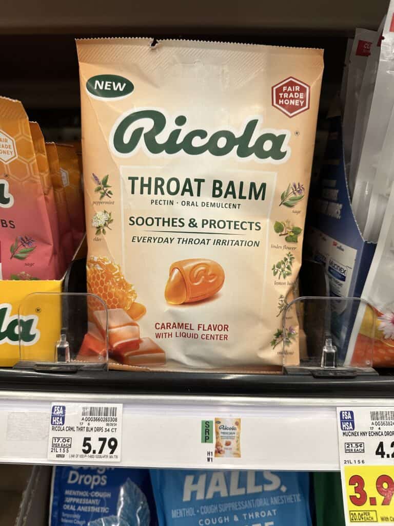 Ricola Throat Lozenges Cough Drops Kroger Shelf Images 