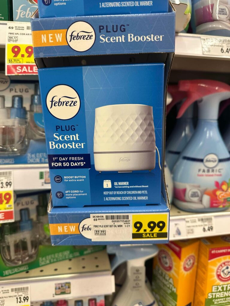 febreze plug scent booster kroger shelf image